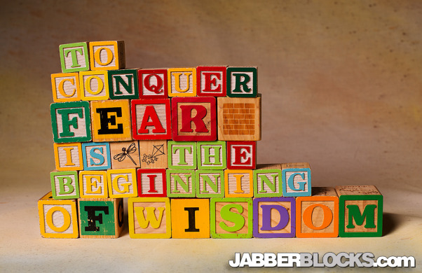 To Conquer Fear Is The Beginning Of Wisdom